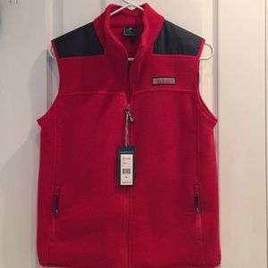 Brand new Vineyard Vines red vest youth XL